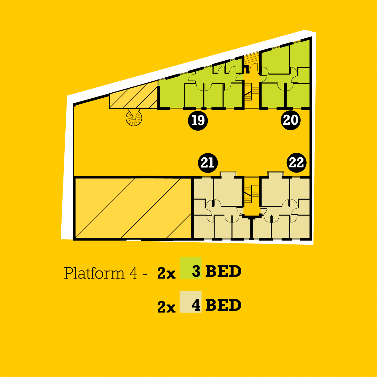 The Platform plans floor 4